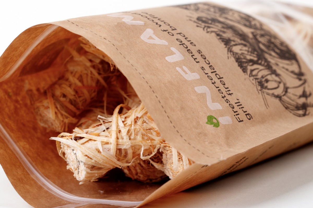 Розпалювачі Inflame - Екологічний розпалювач вогню з деревних волокон.